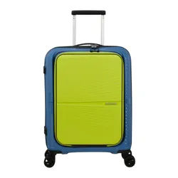 Walizka kabinowa American Tourister Frontloader Airconic - coronet blue / lime