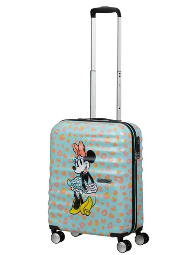 Walizka kabinowa American Tourister Wavebreaker Disney - Minnie pastel dot