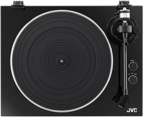 Gramofon JVC AL-E534B Czarny, Manualny, Napęd paskowy, Prędkość odtw. 33 1/3,45 obr./min