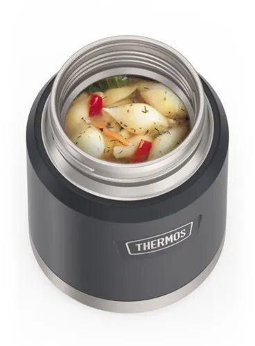 Termos obiadowy z łyżką Thermos Icon Food Jar 0,47 l - granite