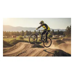 Kask XRIDER XRFH003M Czarno-żółty Full Face z odkręcaną szczęką (rozmiar M)