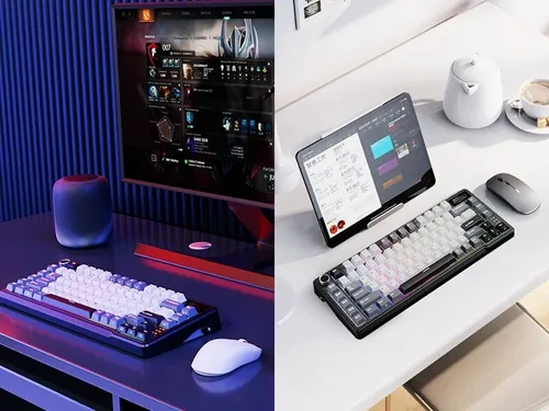 Klawiatura ROYAL KLUDGE L75 Knight Black Beige Switch