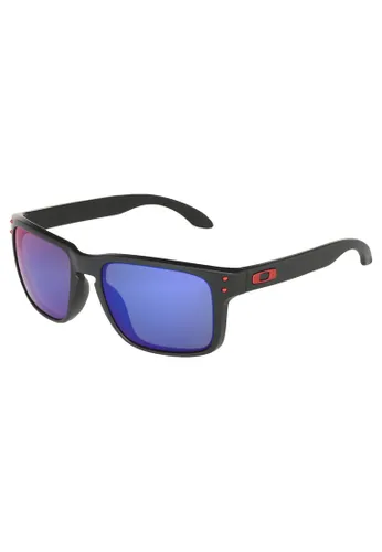 HOLBROOK UNISEX - Okulary przeciwsłoneczne - matte black/positive red iridium