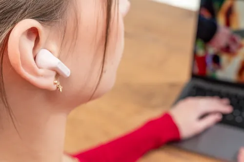 Słuchawki douszne XMUSIC XTW300P Różowy