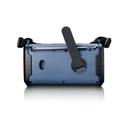 Radioodbiornik Lenco PDR-255BU Ładowanie solarne Na korbkę Latarka Powerbank Radio DAB+ Niebieski