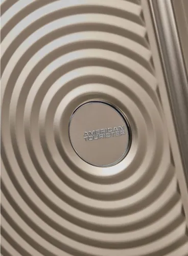 Walizka mała American Tourister Soundbox Alu - bronze