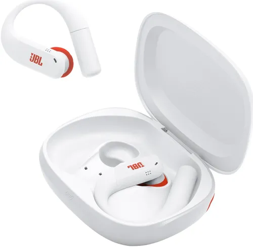 Słuchawki dokanałowe JBL Endurance Peak 4 ANC Wodoodporne Biało-czerwony