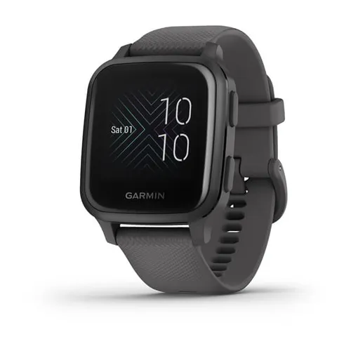 Смарт-часы Garmin Venu Sq серый с алюминиевым безелем и с силиконовым ремешком (010-02427-10)