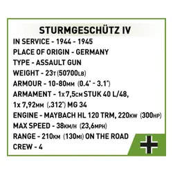 Cobi Klocki Klocki Sturmgeschutz IV Sd.Kfz. 167