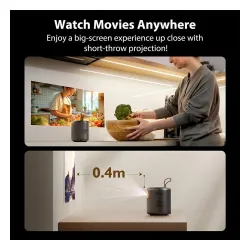 Projektor ETOE Dolphin LED DLP Full HD Wi-Fi Bluetooth Chromecast AirPlay Google TV