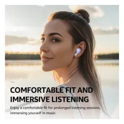 Słuchawki bezprzewodowe Tozo Agile Nova Dokanałowe Bluetooth 5.3 Fioletowy