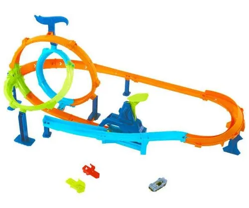 Tor Hot Wheels Stunt Tracks Rajdowy Cyklon JHK73