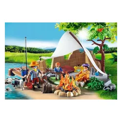 PLAYMOBIL FamilyFun 70743 Rodzina na kempingu