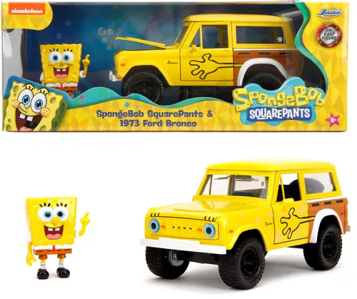 Samochód JADA TOYS Sponge Bob 1973 Ford Bronco 9335467314R00