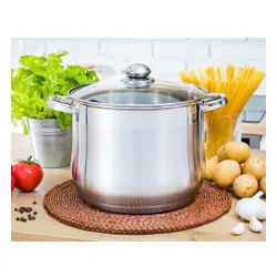 Garnki 6el zestaw dużych garnków 5,5/7/9l 7349