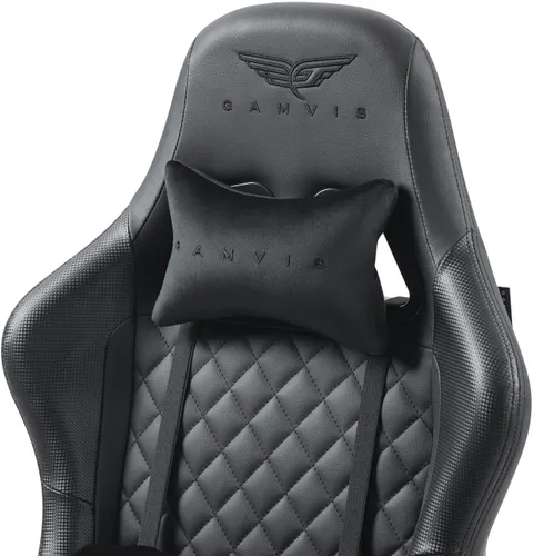 Fotel GAMVIS Phantom Large Pikowany Czarny