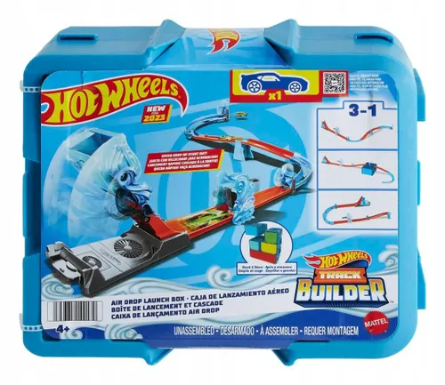 Hot Wheels Track Builder Tor Powietrzny zjazd HNJ67 W SKRZYNCE