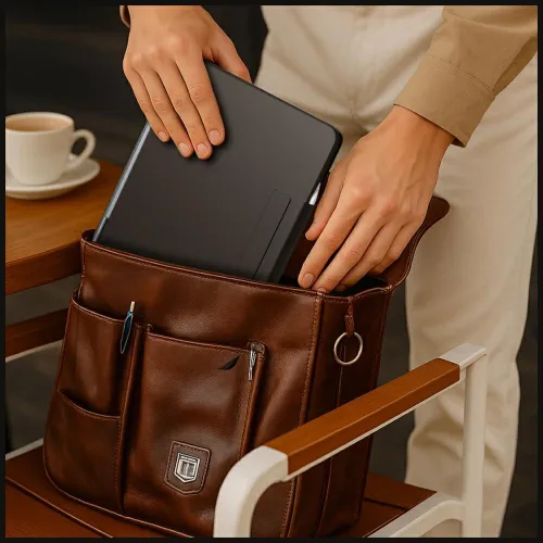 Etui na iPad Air 11 cali TYPECASE Edge Włókno węglowe Klawiatura