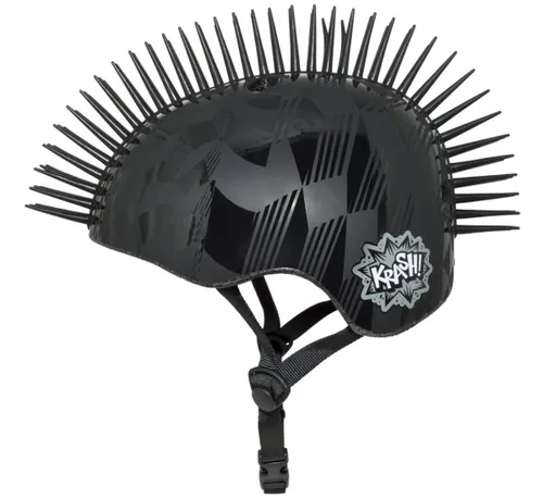 Kask rowerowy KRASH Cube Hurt Hawk Czarny dla Dzieci (rozmiar M)