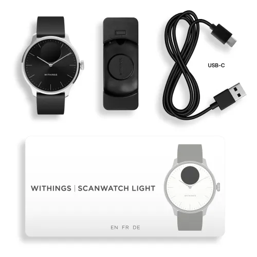 Smartwatch Withings ScanWatch Light 37mm черный