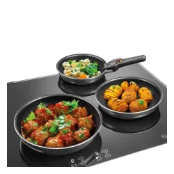 TESCOMA Vario 3 szt. - zestaw patelni nieprzywierających z odpinaną rączką