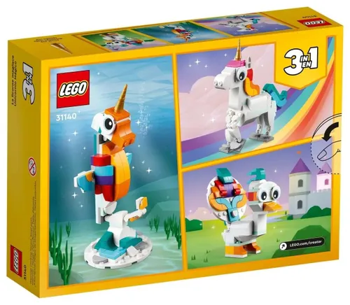 LEGO Creator 3w1 31140 Magiczny jednorożec