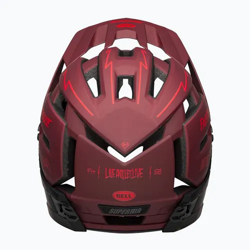 Kask rowerowy Bell FF Super Air R MIPS Spherical matte red black/fasthouse