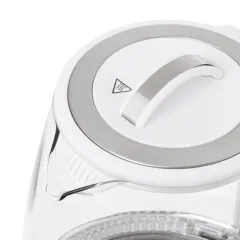 ADLER CR 1290 2 l biały - czajnik elektryczny bezprzewodowy szklany z zaparzaczem