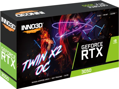 Karta graficzna Inno3D GeForce RTX 3050 Twin X2 OC 8GB GDDR6 128bit DLSS