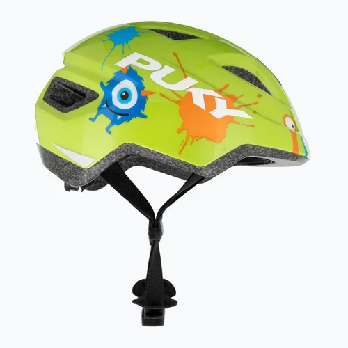 Kask rowerowy dziecięcy PUKY PH 8 Pro-S kiwi/monster