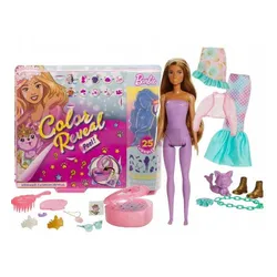 Lalka Barbie Color Reveal Syrenka i akcesoria GXV93