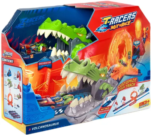 Wyrzutnia MAGIC BOX T-Racers Mix’n Race Volcano Saurus PTRSP114IN20