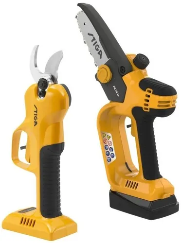 Piła łańcuchowa akumulatorowa + sekator do gałęzi STIGA 20V SP 100e 2Ah