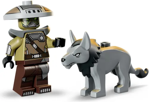 LEGO Star Wars 75451 Mandalorian i Starcie z droidem , zestaw klocków 9+