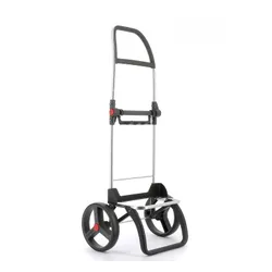 Coș De Cumpărături 2 Large Wheels Folding Rolser I-Max Tweed-Green