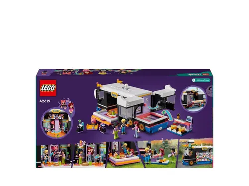 Конструктор LEGO Friends 42619 концертный автобус поп-звезды