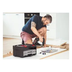 Skrzynka narzędziowa z 3 organizerami KETER Stack'N'Roll