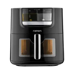 Air fryer Raven Frytkownica niskotłuszczowa EFN011 z funkcją mgiełki wodnej i olejowej 1800W 7l 8 programów automatycznych