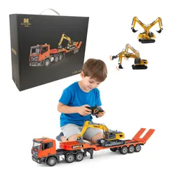 Laweta zdalnie sterowana z koparką COIL skala 1:18