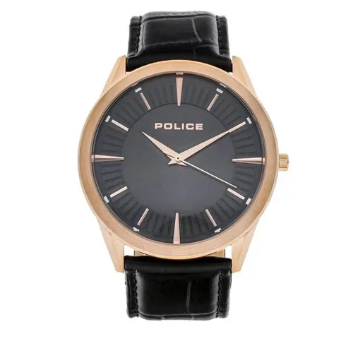 Polis Patriot Saati 15967jsr / 02 Black / Rose Gold