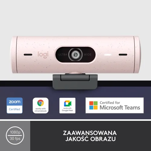 Kamera internetowa Logitech Brio 500 Rózowy