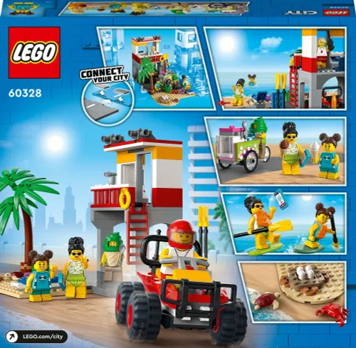LEGO City Stanowisko ratownicze na plaży 60328