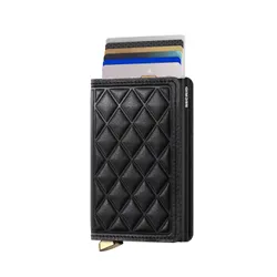 Кошелек Secrid Premium Slimwallet Emboss Diamond RFID - черный