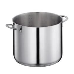 KÜCHENPROFI Capri – stalowy garnek ze szklaną pokrywką 10 l śred. 26 x 20,5 cm