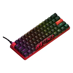 Klawiatura mechaniczna SteelSeries Apex 9 Mini FaZe Clan Limited Edition OptiPoint Czarno-czerwony