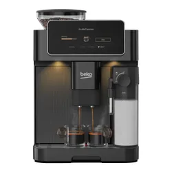 Ekspres BEKO CaffeExperto CEG8564B 50 programów ColdBrew Kawy mrożone 19 bar Stalowy młynek Zdalne sterowanie Czarny