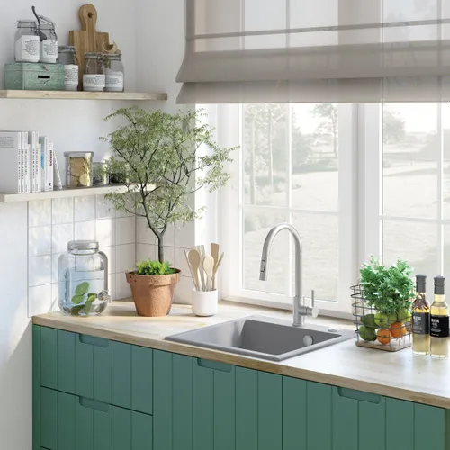 Bateria DEANTE Lima BBM F72M Stal szczotkowana