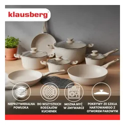 Zestaw garnków KLAUSBERG KB-7959 (12 elementów)