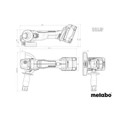 Metabo Açılı Taşlama Makinesi 18L BL 9-125'de