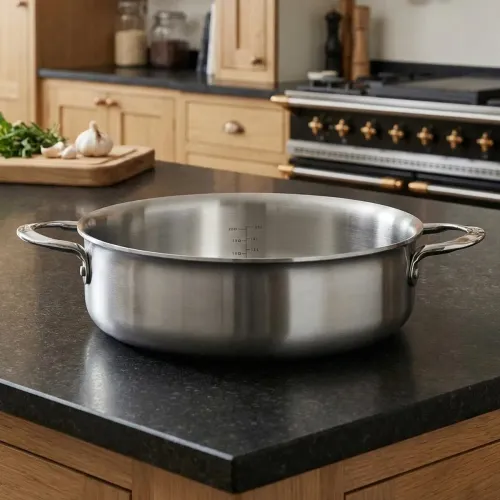 DE BUYER Alchimy 2,3 l - garnek niski ze stali nierdzewnej